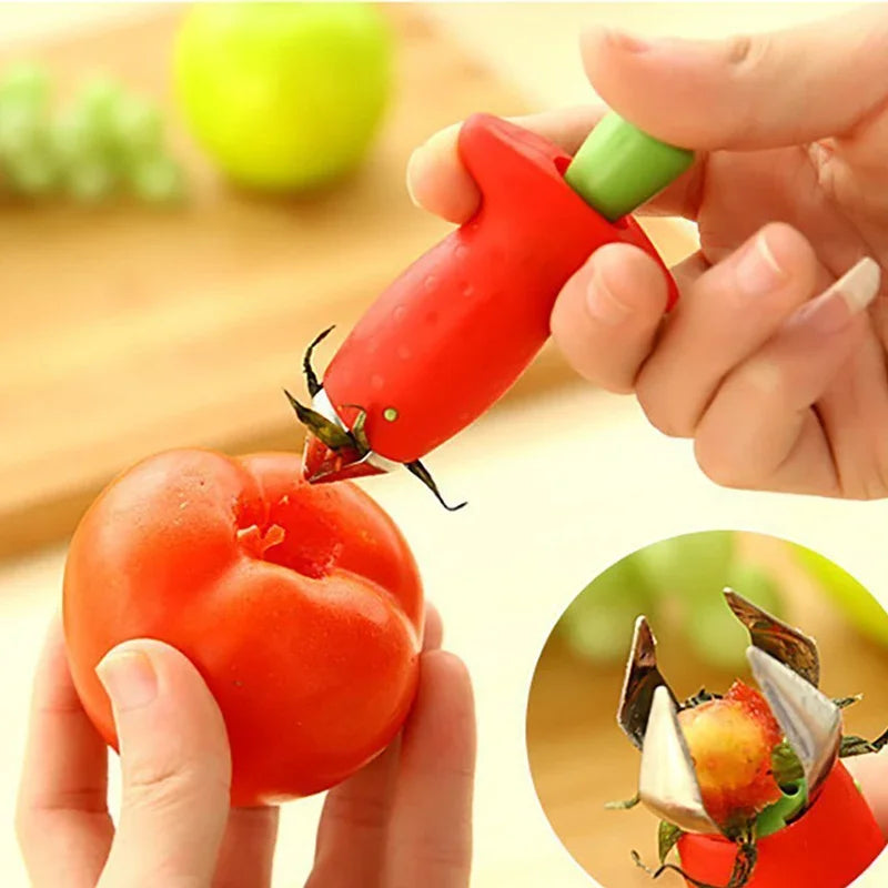 Strawberry Huller & Slicer – Easy Stem Remover