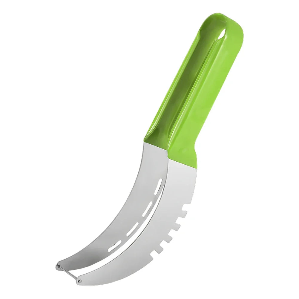 Stainless Steel Watermelon Slicer – Safe, Easy, Non-Slip