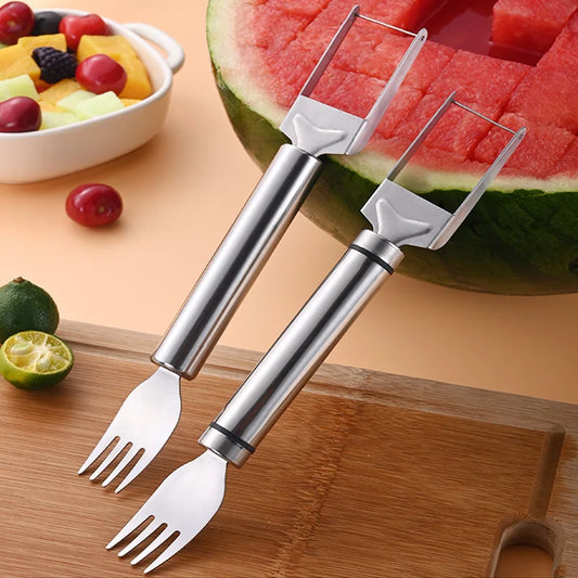 2 in 1 melon cutter & fork