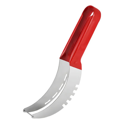 Stainless Steel Watermelon Slicer – Safe, Easy, Non-Slip