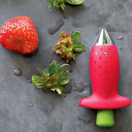 Strawberry Huller & Slicer – Easy Stem Remover