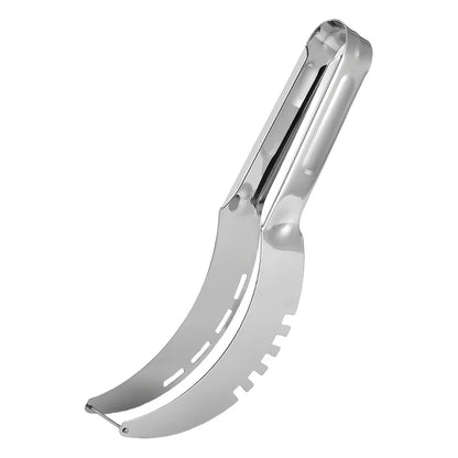Stainless Steel Watermelon Slicer – Safe, Easy, Non-Slip