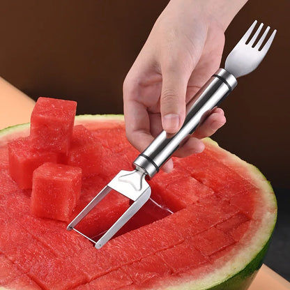 2 in 1 melon cutter & fork