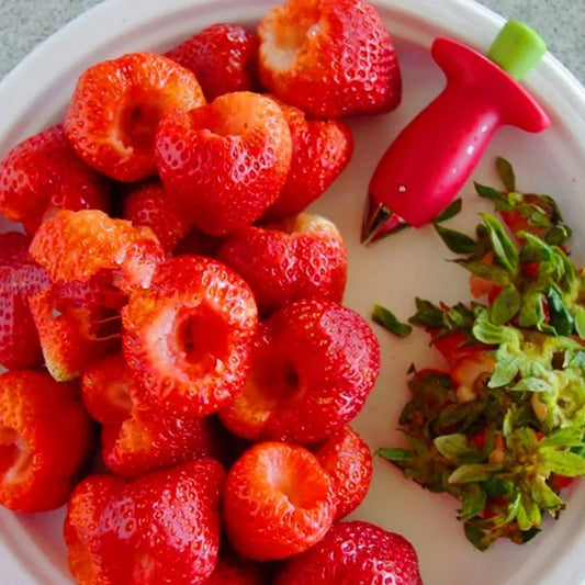 Strawberry Huller & Slicer – Easy Stem Remover